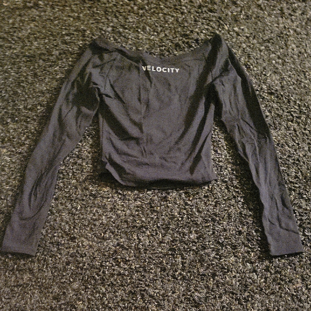 Velocity Black Long Sleeve Tee
